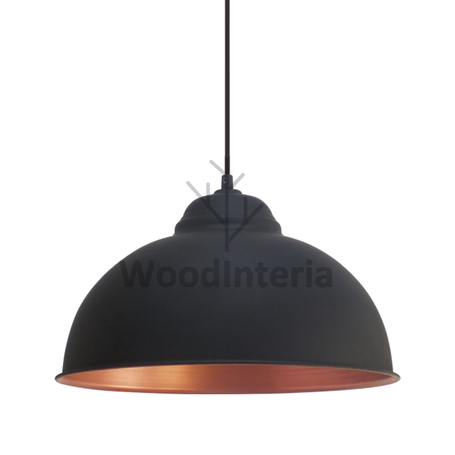 фото подвесной светильник matte black в скандинавском интерьере лофт эко | WoodInteria