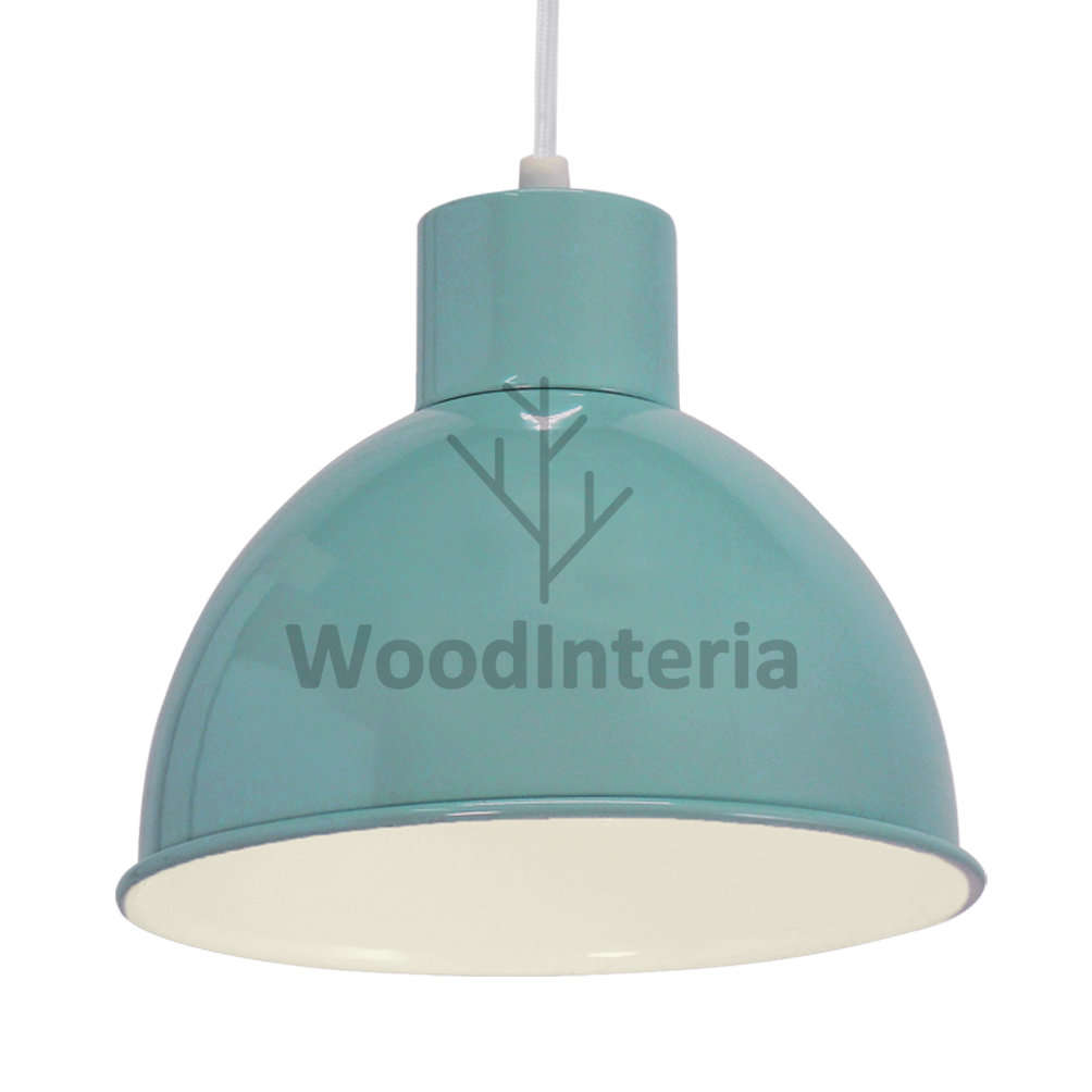 фото подвесной светильник cupola mint-white в скандинавском интерьере лофт эко | WoodInteria