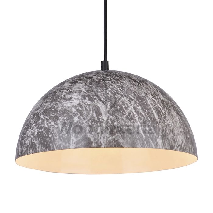 фото подвесной светильник marble patterns grey в скандинавском интерьере лофт эко | WoodInteria