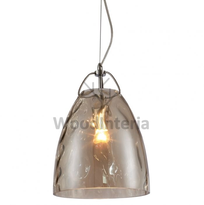 подвесной светильник liquid glass cover cognac в стиле лофт индастриал WoodInteria