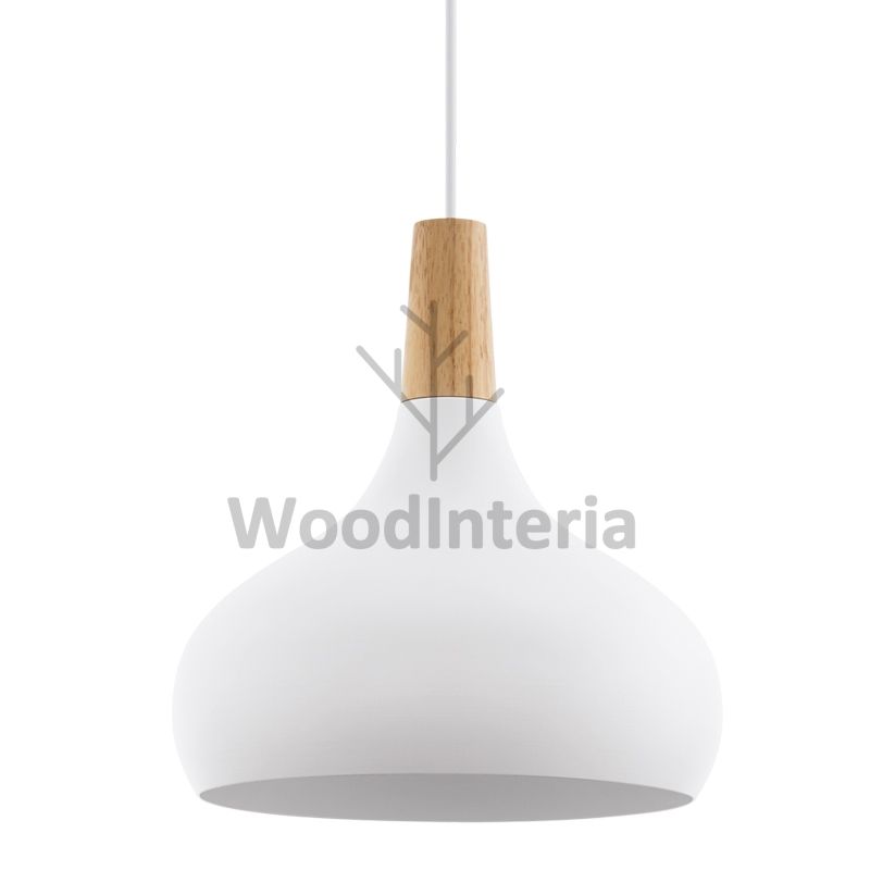 фото подвесной светильник elsa white 2 в скандинавском интерьере лофт эко | WoodInteria