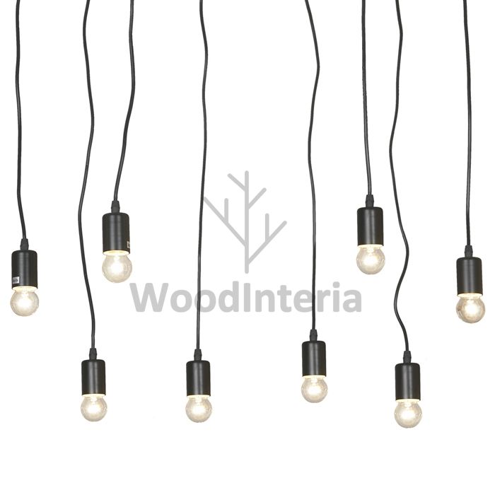 фото подвесной светильник spiderweb в скандинавском интерьере лофт эко | WoodInteria