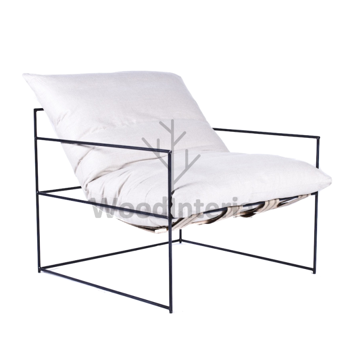 фото кресло loft pillow and rods chair в интерьере лофт | WoodInteria