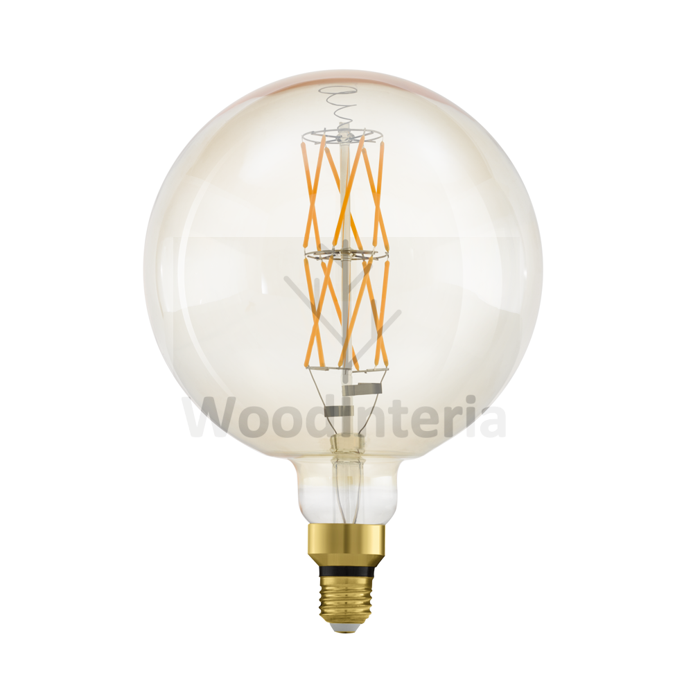 фото лампочка amber bulb #15 big size в скандинавском интерьере лофт эко | WoodInteria