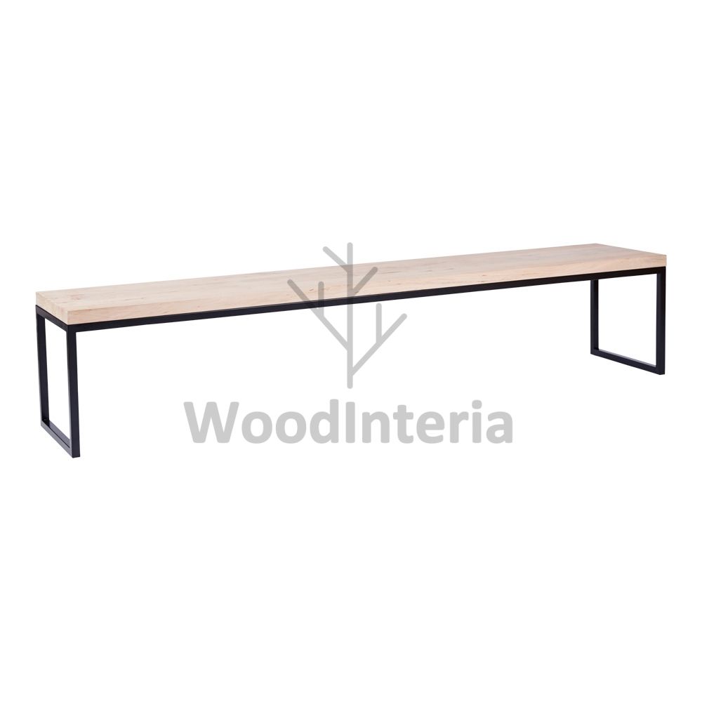 фото скамья alexandria dining bench в интерьере лофт эко | WoodInteria