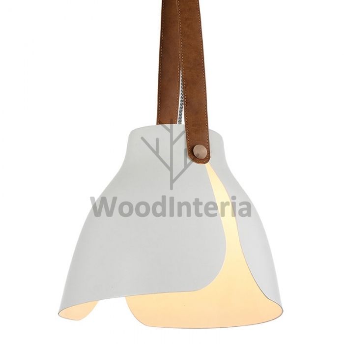 фото подвесной светильник open bud white в скандинавском интерьере лофт эко | WoodInteria
