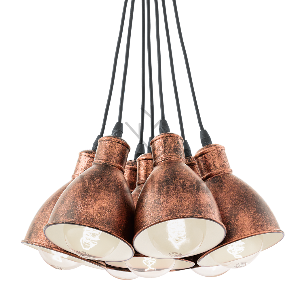 фото подвесной светильник craft rust сonfusion в скандинавском интерьере лофт эко | WoodInteria