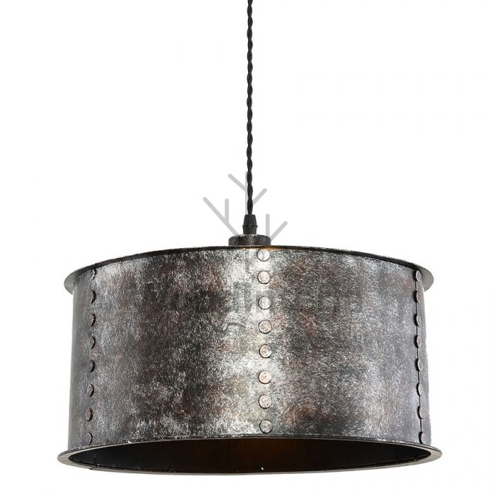 фото подвесной светильник loft rust washtub pendant middle в скандинавском интерьере лофт эко | WoodInteria