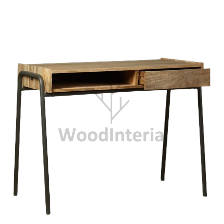 фото рабочий стол loft eco wood rustic в интерьере лофт эко | WoodInteria
