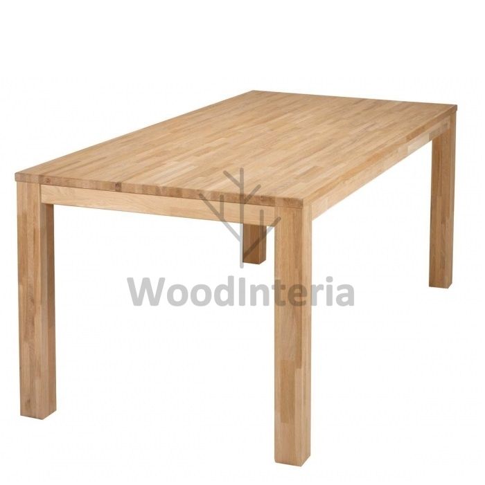 фото обеденный стол solid oak dinner в интерьере лофт эко | WoodInteria